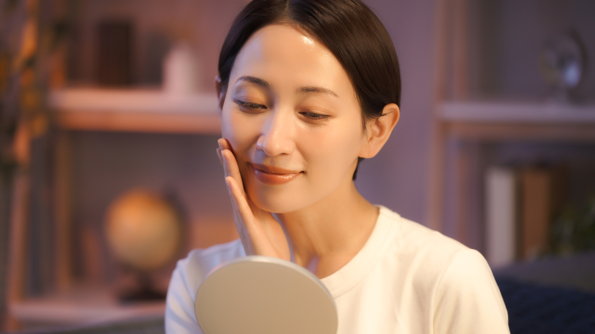 美肌の女性